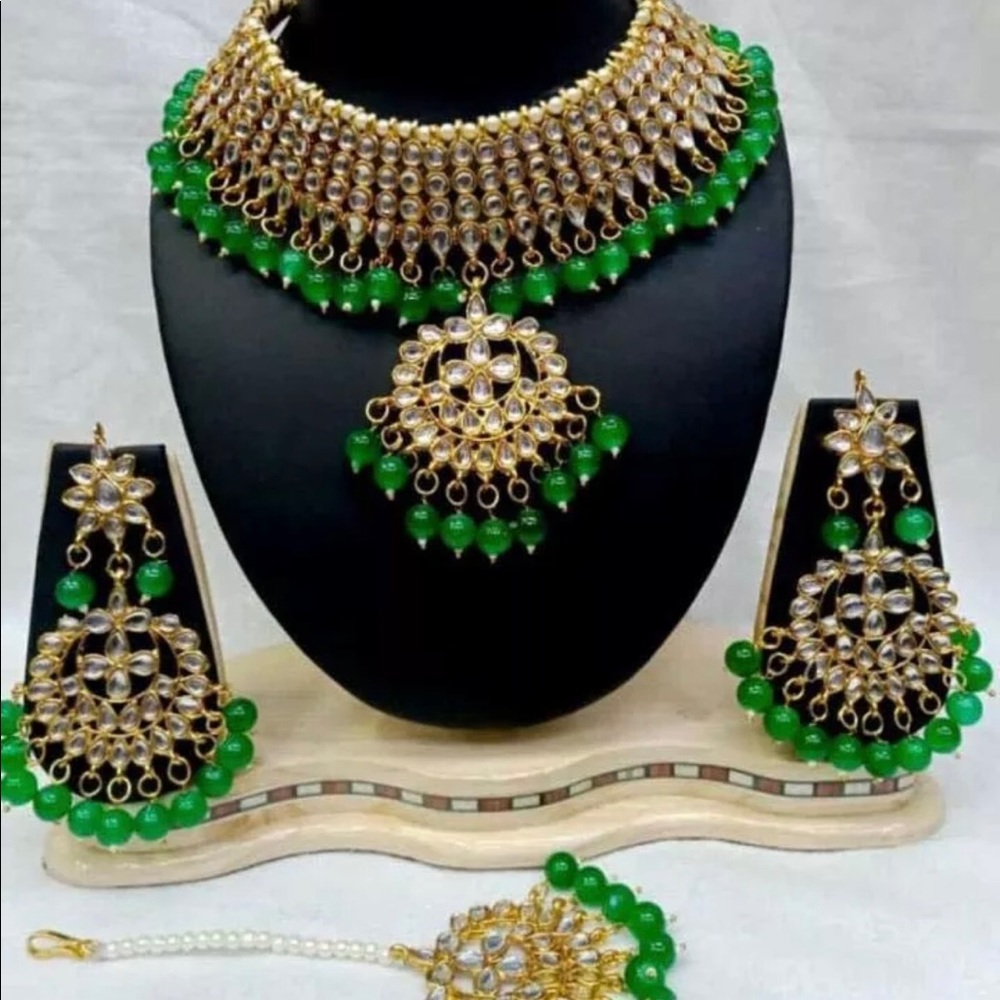 Indian necklace jewelry set